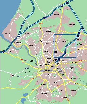 mapa de Bristol em ingles