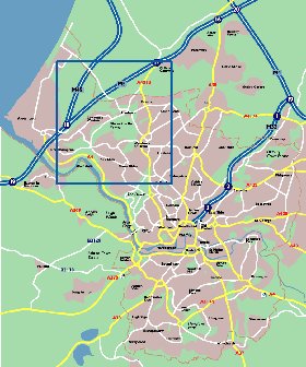 mapa de Bristol em ingles