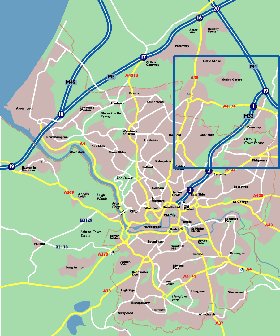 mapa de Bristol em ingles