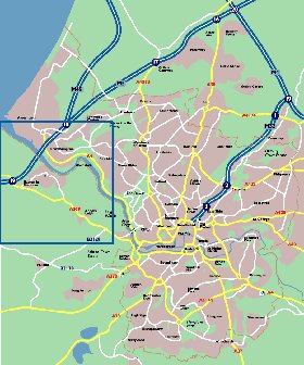 mapa de Bristol em ingles