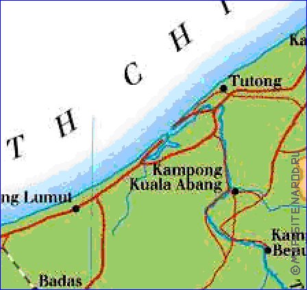 carte de Brunei