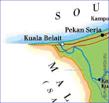 carte de Brunei