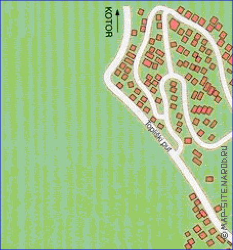 carte de Budva