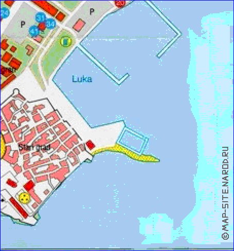 carte de Budva