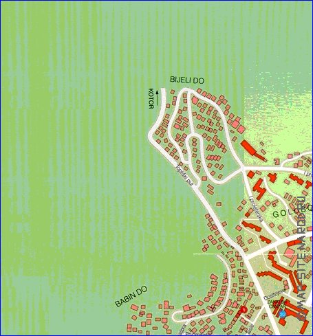 carte de Budva