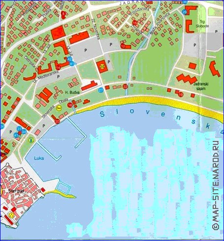 carte de Budva