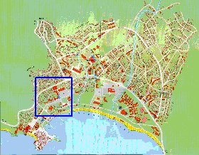 mapa de Budva