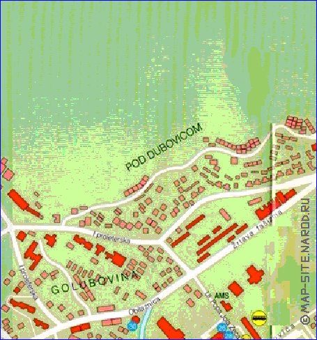 carte de Budva