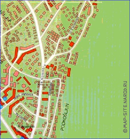 carte de Budva