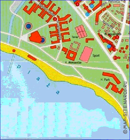 carte de Budva