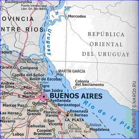 mapa de  provincia Provincia de Buenos Aires