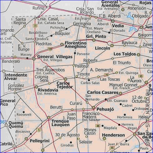 mapa de  provincia Provincia de Buenos Aires