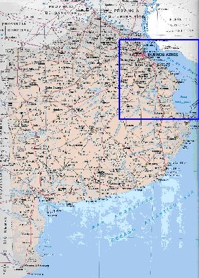 mapa de  provincia Provincia de Buenos Aires