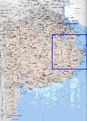 mapa de  provincia Provincia de Buenos Aires