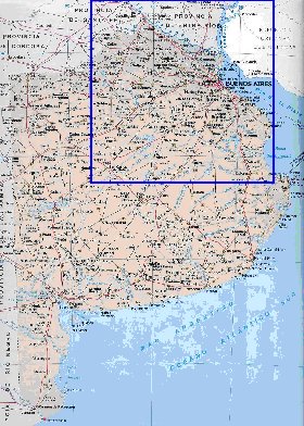 mapa de  provincia Provincia de Buenos Aires