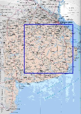 mapa de  provincia Provincia de Buenos Aires