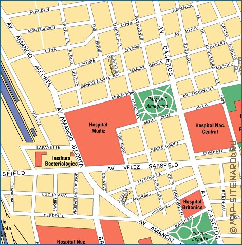 carte de Buenos Aires