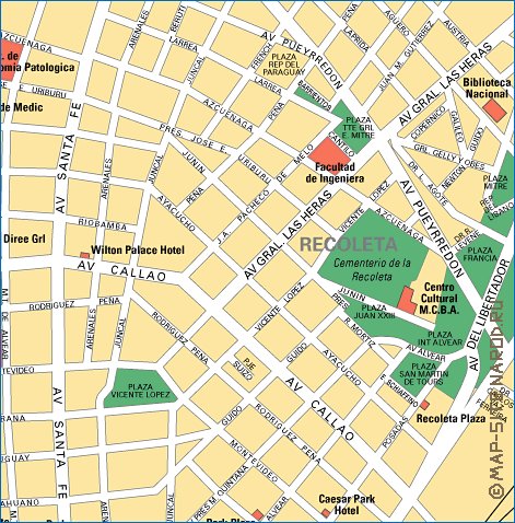 carte de Buenos Aires