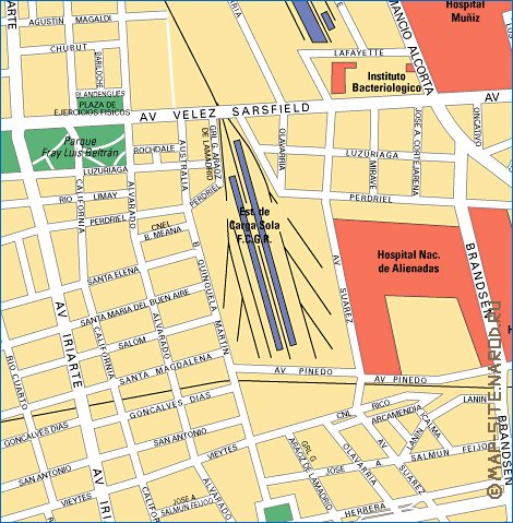 carte de Buenos Aires