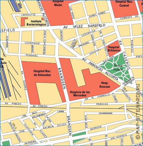 carte de Buenos Aires