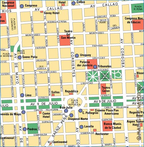 carte de Buenos Aires