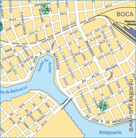 carte de Buenos Aires