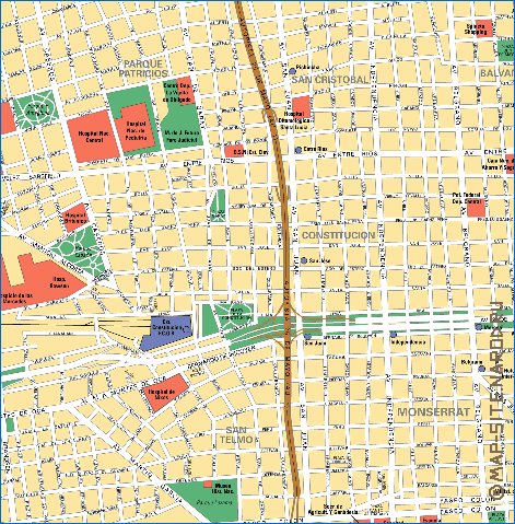 carte de Buenos Aires