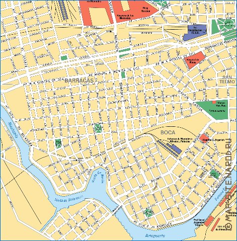 carte de Buenos Aires