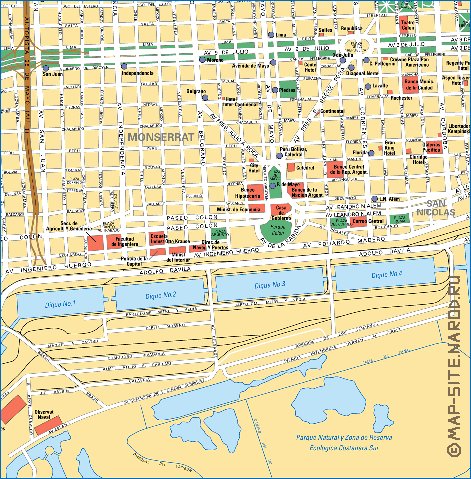 carte de Buenos Aires