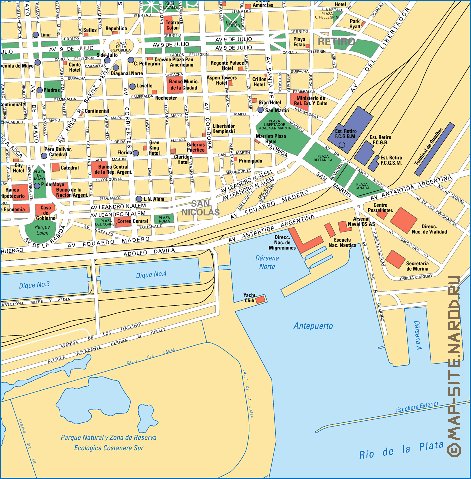 carte de Buenos Aires