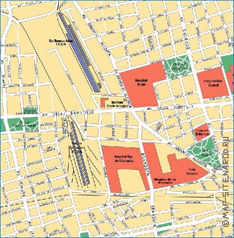 carte de Buenos Aires