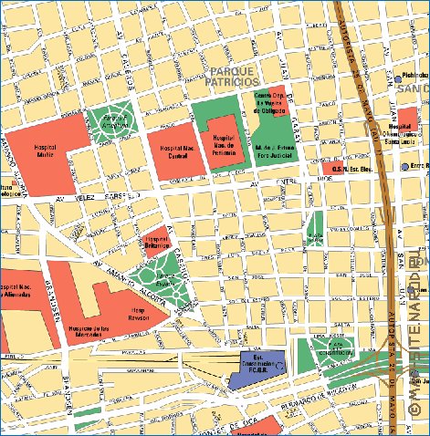 carte de Buenos Aires