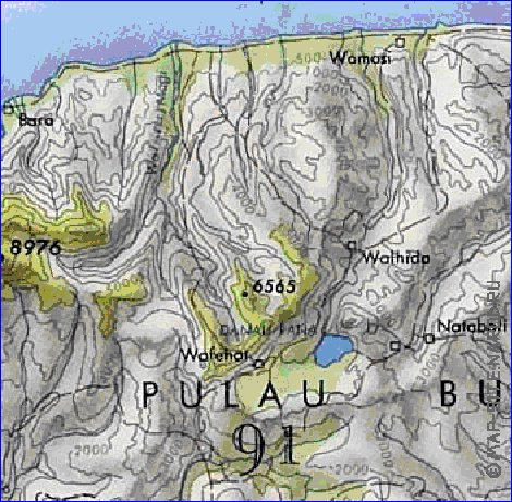 carte de Buru
