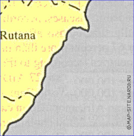 mapa de Burundi