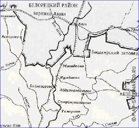 Кадастровая карта по республике башкортостан бурзянский район