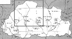 mapa de Butao em ingles